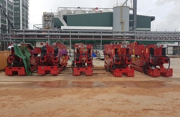 A ward Is Installing Five Container Tilters In Vietnam1