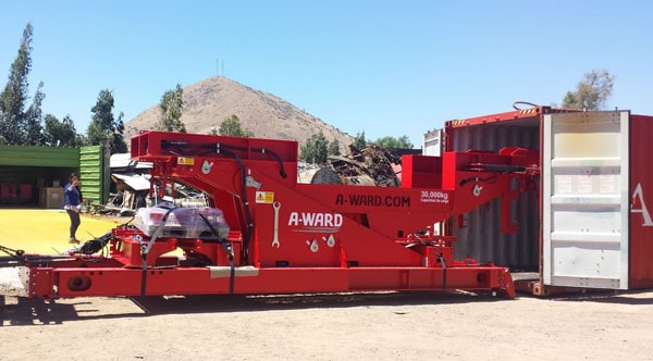 A-ward-Installs-A-20-Foot-Loader-In-Chile-3
